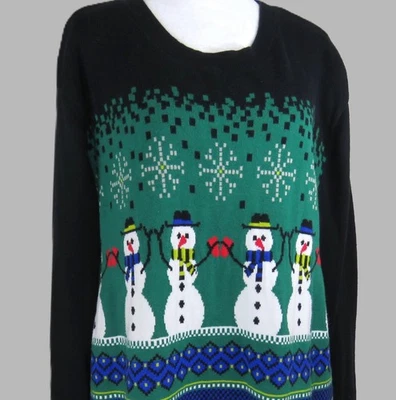Mossimo Men's Christmas Holiday Winter Snowman Pullover Sweater Size XL (C2065) - Image 1 of 4