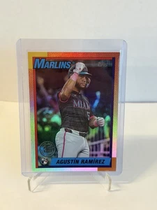 2025 Topps Update Agustin Ramirez 35th Anniversary Rainbow Foil RC - Picture 1 of 2