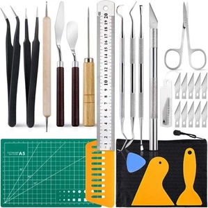 28 PCS Precision Craft Tools Set Vinyl Weeding Kit for Silver - Picture 1 of 7