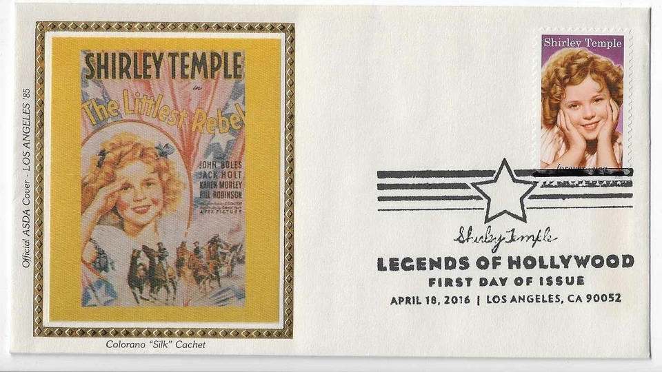 Colorano  # 5060 Shirley Temple on stamp show cachet - Image 1 of 1