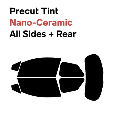 Película de ventana precortada nano tinte cerámico para Toyota Yaris 2012-2018 2 puertas hatchback Foto 1 de 4