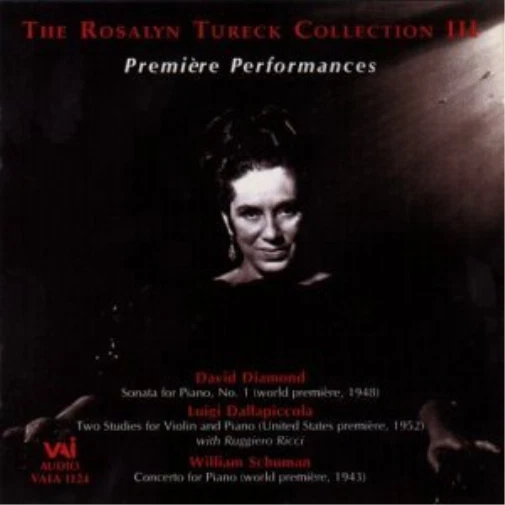Rosalyn Tureck Collection 3, Premiere Performance (CD) Album - Bild 1 von 1
