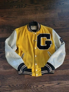 Chaqueta Universitaria Letterman De Lana De Colección Talla 40 - Años 60 - Imagen 1 de 18
