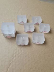 100% GENUINE OMEGA FROSTED ACRYLIC WATCH STAND BASES NO C CLIPS X7 - Picture 1 of 6