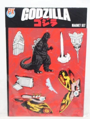 NIP - Godzilla Die-Cut Magnet Set King of the Monsters Mothra Toho Kaiju 8 PC - Image 1 of 4