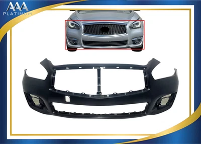 For 2015-2019 Infiniti Q70 Q70L Front Bumper Cover 62022-4AM0H — 第 1/4 张图片
