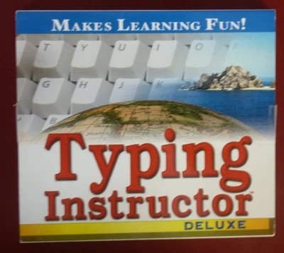 Software PC Typing Instructor Deluxe Version 15 NEW SEALED Jewel - Image 1 of 2