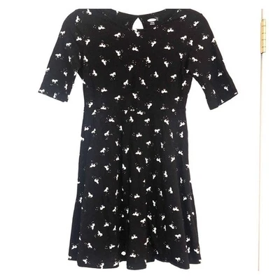 Old Navy girls unicorn skater dress size 10/12 - Image 1 of 4