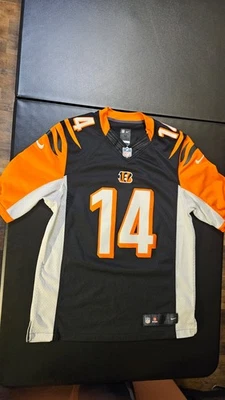 Camiseta de fútbol cosida en el campo Nike de Andy Dalton Cincinnati Bengals para hombre M Foto 1 de 4