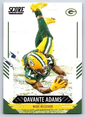 2021 Score 140 Davante Adams    Green Bay Packers Football Card - Image 1 of 2