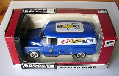 Camión de reparto Dodge Planters Peanuts 1957 1/24 diecast modelo banco de monedas Foto 1 de 4