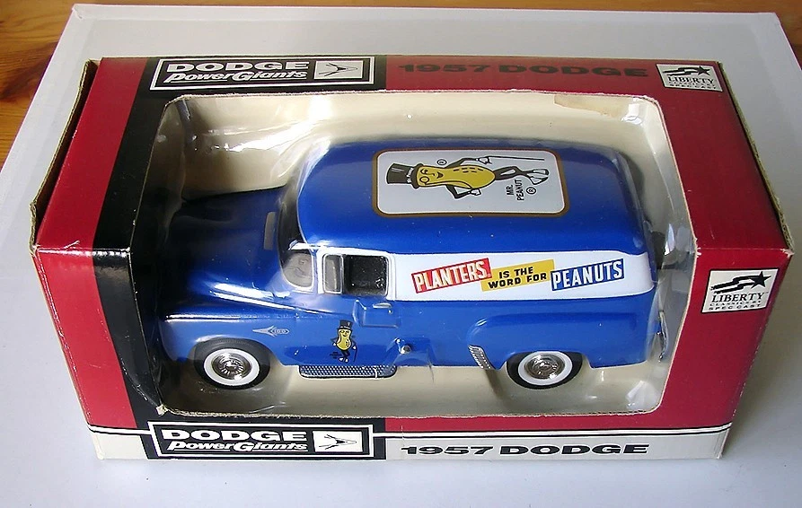 Planters Peanuts 1957 Dodge Delivery Truck 1/24 Diecast Model Coin Bank - Image 1 of 4
