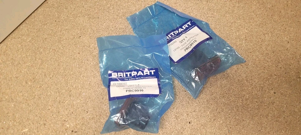 Land Rover Defender 90/110 Indicator Side Lamp - PRC9916 BRITPART - Immagine 1 di 1