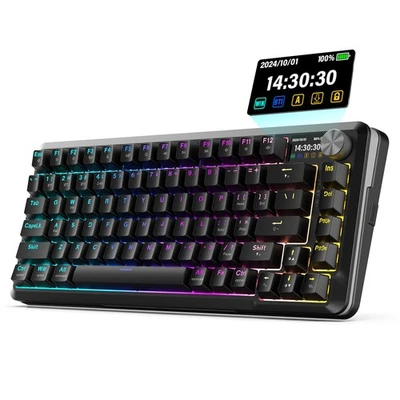 K708 Pro Wireless Mechanical Gaming Keyboard - Gasket-Mounted RGB Backlit, 81... - Image 1 of 4