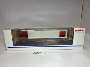 Märklin HO 4742 low-floor car with truck Rowenta - Picture 1 of 8