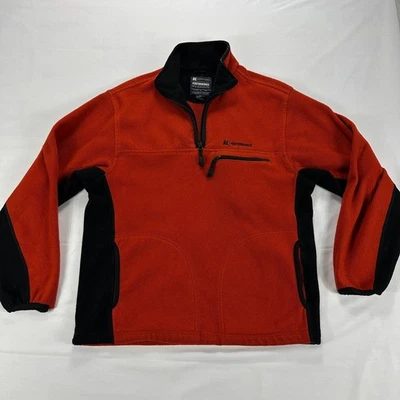 Chaqueta Pullover AE American Eagle Outfitters Performance Polar Para Hombre XS Naranja Foto 1 de 4