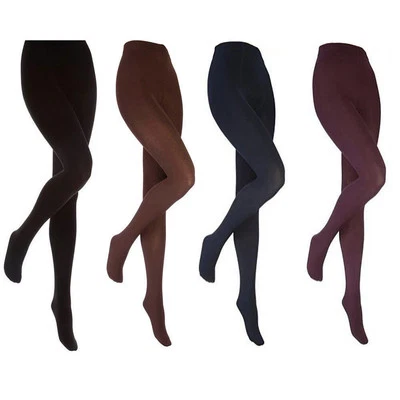 Heat Holders - Ladies Thick Winter Warm Opaque Fleece Lined Thermal Tights - Image 1 of 4