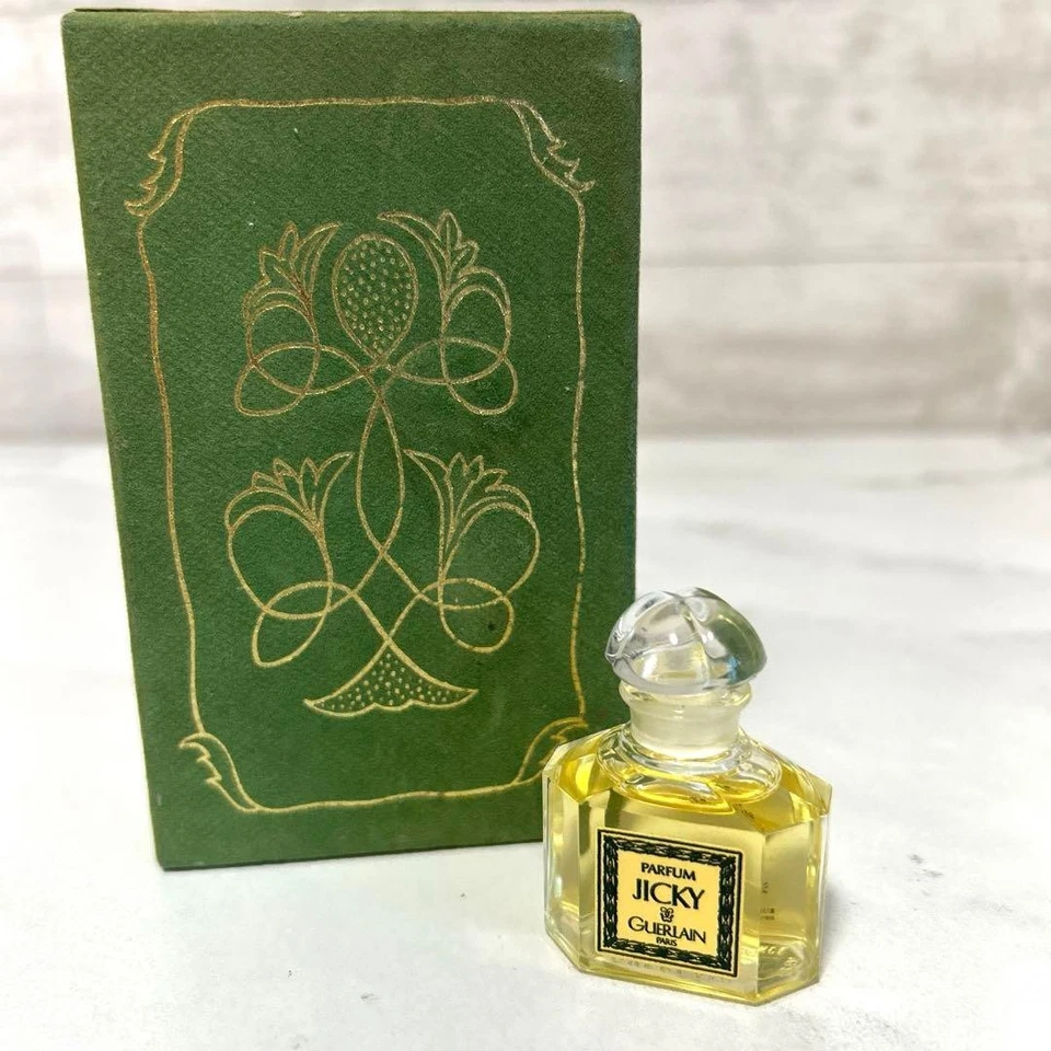Perfume de colección Guerlain Jicky Parfum Extrait 0,25 fl oz./ 7,5 ml sin usar raro JP Foto 1 de 4
