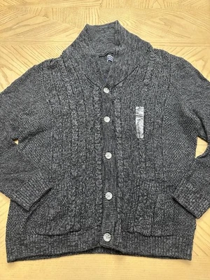 Cárdigan con cuello chal grueso Club Room para hombre suéter con botones Foto 1 de 4