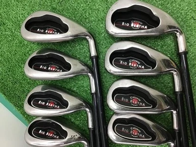 Callaway Big Bertha Iron Set 4-10,Ｗ 8pc Flex Stiff RCH 75i Graphite - Image 1 of 4