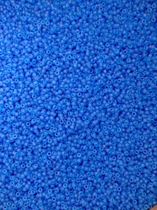 Miyuki 11/0 Round Seed Beads 11-150F Matte Transparent Sapphire BULK 250 Grams - Picture 1 of 1