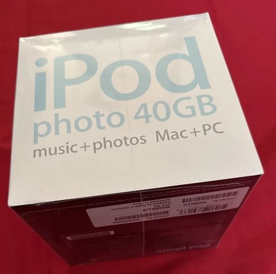 Apple iPod Photo 40GB Music Photos Mac + PC 4th Generation 2004 Brand New Mint - Image 1 of 4