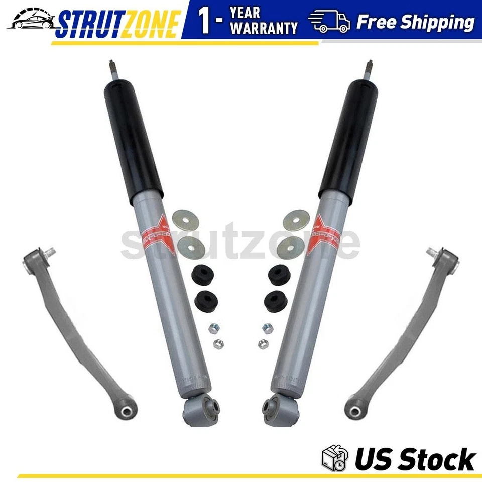 4 Amortiguadores traseros KYB barra estabilizadora enlace para Mercedes-Benz 190D 190E 1987_ Foto 1 de 4