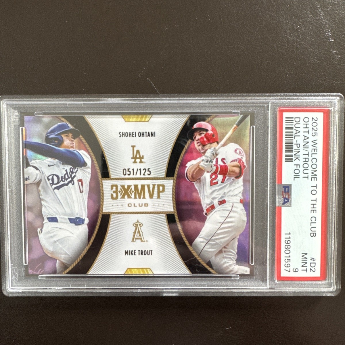 Mike Trout 9 Graded Baseball Sports Trading Cards