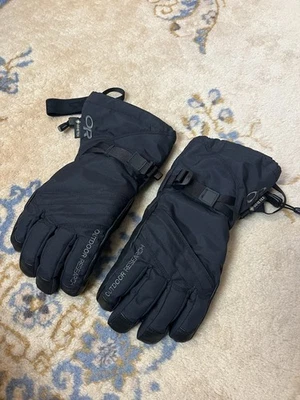 Guantes Outdoor Research Southback Sensor GORETEX CUERO CABRA Esquí Mujer S Negro Foto 1 de 4