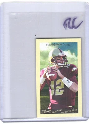 2009 Upper Deck Goodwin Champions Matt Ryan #68 Mini RC - Image 1 of 2