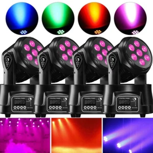 1~4X Moving Head 105W RGBW LED Beam Stage Lighting DMX DJ Party Bar Disco Light - Picture 1 of 15