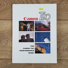 Canon T90 Performance Book Camera System & Lens Guide Promotional Sales Catalog