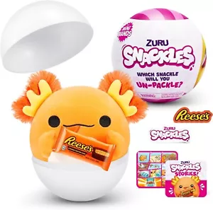 Snackles Pequeño Tamaño 5,5 pulgadas Snackle Peluche de ZURU (Sorpresa Aleatoria), Cuddly Sq - Imagen 1 de 5