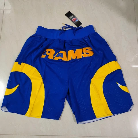 Los Angeles Rams Summer City Football Retro Blue Shorts Brand New Stitched S-3XL Cover