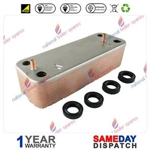 POTTERTON GOLD COMBI 24 28 33 HE & HE A PLATE HEAT EXCHANGER 248723 / 7223558 - Picture 1 of 3