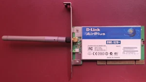 D-Link AirPlus DWL-520+ Enhanced 2.4GHz Wireless PCI Adapter - Picture 1 of 3