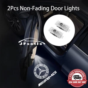 2Pcs LED Door Light Puddle Courtesy Projector AMG Light For Mercedes C117 W117 - Picture 1 of 7