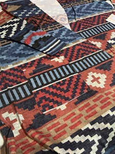 Lularoe 3XL Caroline Cardigan Sweater Sunset Aztec Southwestern XXXL #131 - Picture 1 of 5