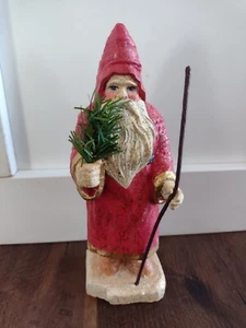 Vintage Midwest of Cannon Falls Christmas Santa Figure Antique Style Tree Cane - Picture 1 of 7