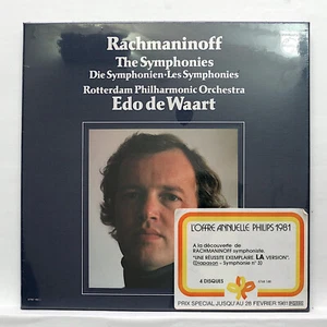 EDO DE WAART ⸺ RACHMANINOV Symphonies nos.1-3 ⸺ PHILIPS 4xLPs Box NOCH VERSIEGELT - Bild 1 von 2
