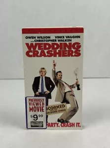 Wedding Crashers VHS 2005 Late Release "Uncorked Edition" Full Screen EUC - Picture 1 of 7