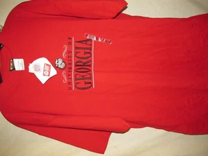 T S I UNIVERSITY OF GEORGIA T SHIRT SIZE XL RED EMBROIDERY NEW WITH TAGS - Picture 1 of 4