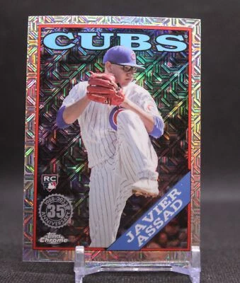 Javier Assad #T88CU-25 2023 Topps Update 1988 Topps 35th Anniversary Chrome Cubs - Image 1 of 2