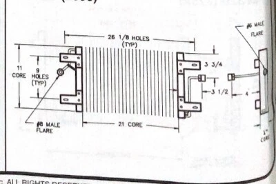 Nissan 280Z 1975 76 77 78 2+2 condensador de CA adecuado para Datsun OEM 27650 N3110 AC8060 Foto 1 de 2