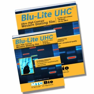 MTC Bio A8815, Blu-Lite UHC Autoradiography Film, 8x10In, 100 Sheets/Box - Picture 1 of 1