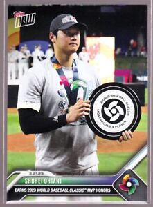 Shohei Ohtani Japan WINS WBC MVP 2023 Topps NOW World Baseball Classic #WBC-73