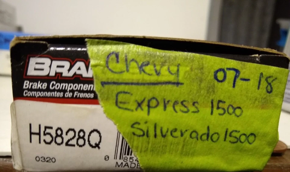 Kit de herrajes de freno de disco BrakeBest H5828Q igual que Carlson Foto 1 de 1