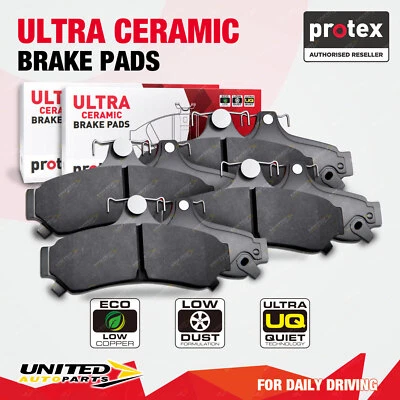 Front + Rear Ultra Disc Brake Pads for Toyota Corolla ZRE 152 153 172 182 Rukus - image 1 of 2