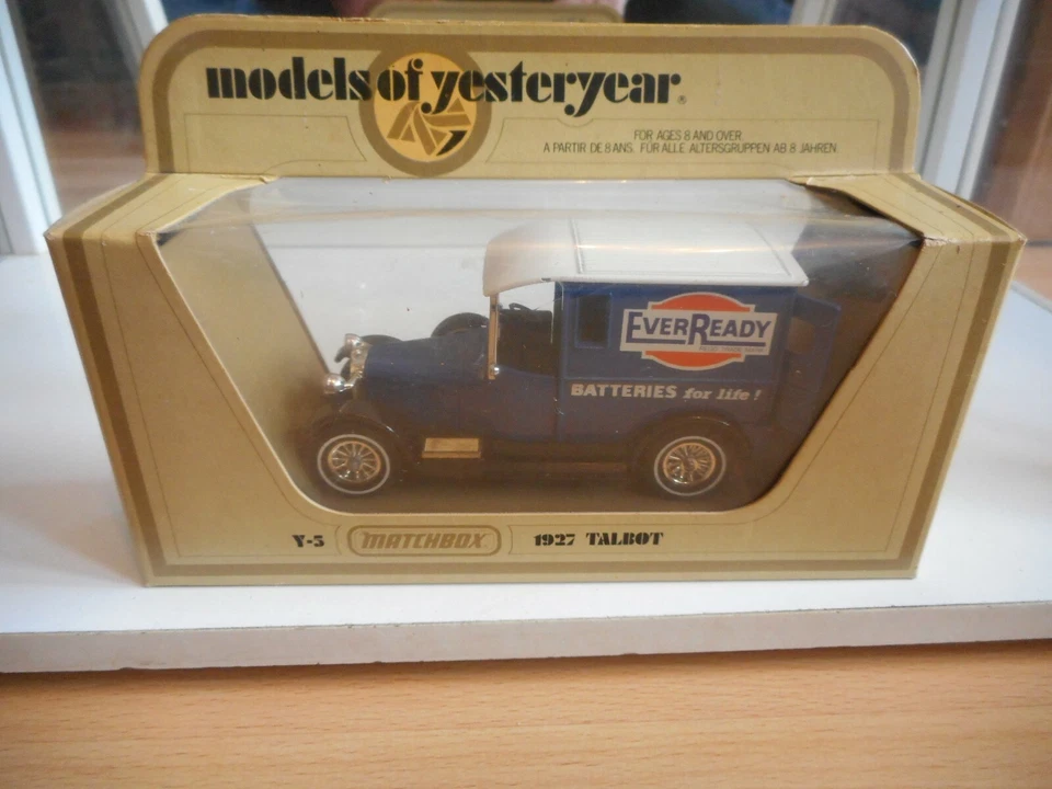 Matchbox Models of Yesteryear 1927 Talbot Delivery Van "Ever Ready in blau - Box - Bild 1 von 1