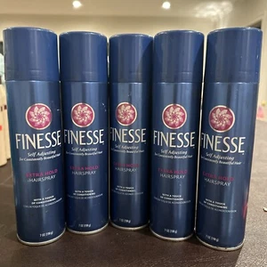 Finesse Self Adjusting Extra Hold Hairspray Touch of Conditioning 7 Oz LOT OF 5 - Picture 1 of 5